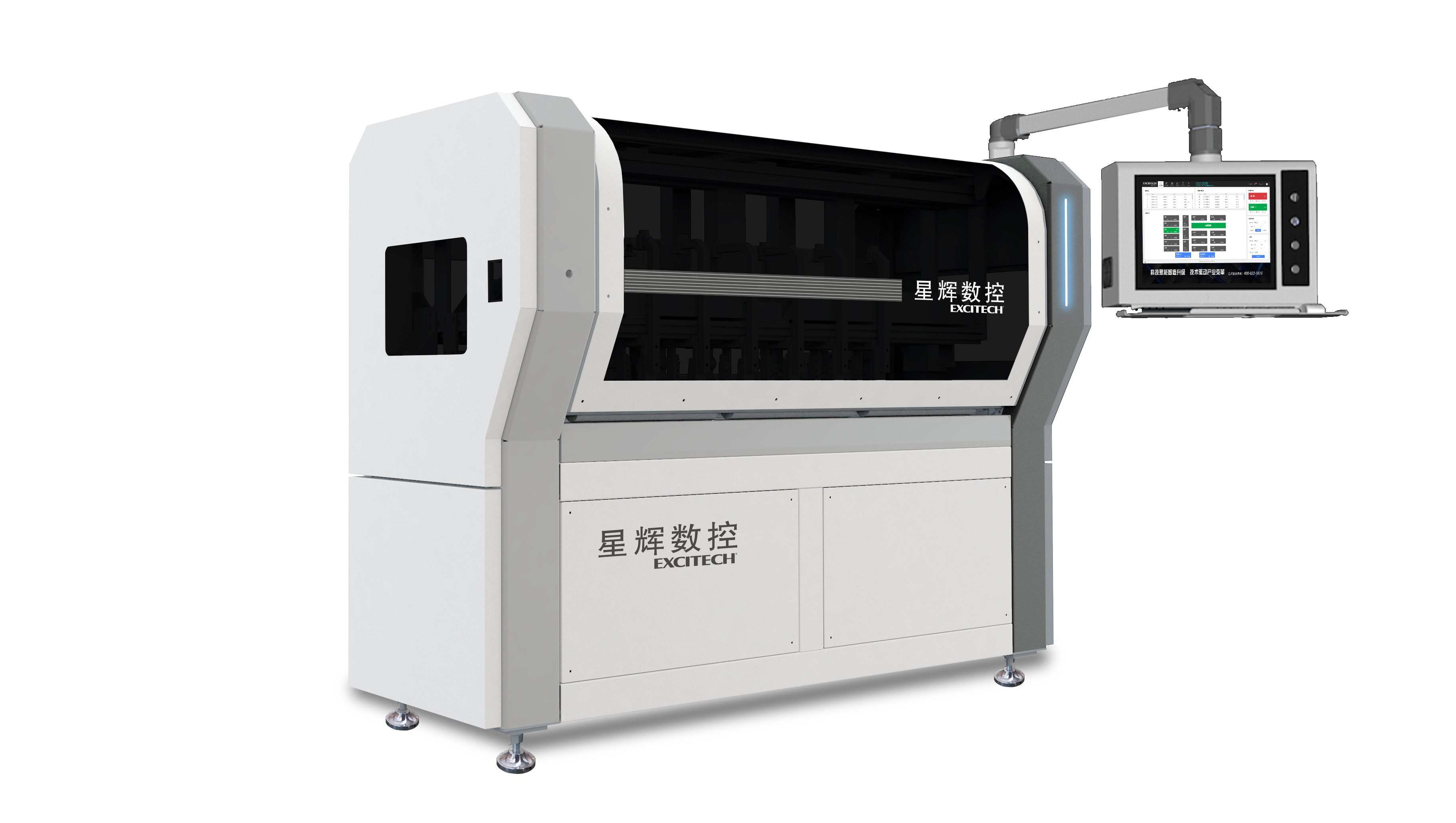 Excitech CNC 2300 машина за правење кутии, прикажани се деталите за производот!