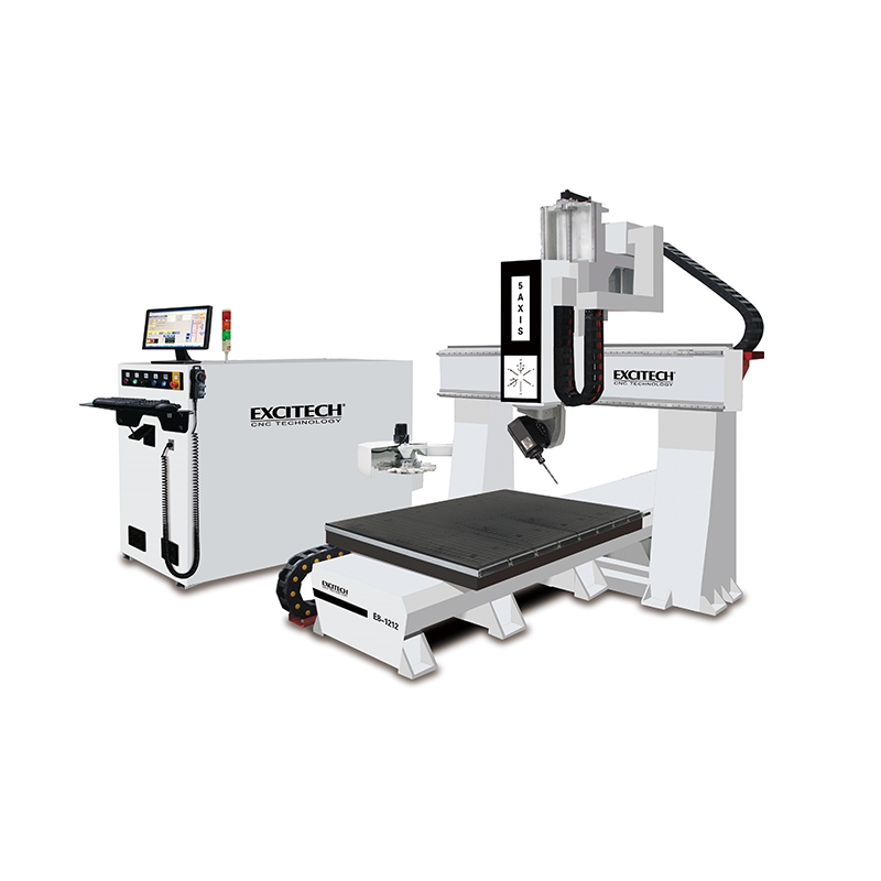 Работен центар за 3D 5 оски CNC дрво за мелење 5 оски