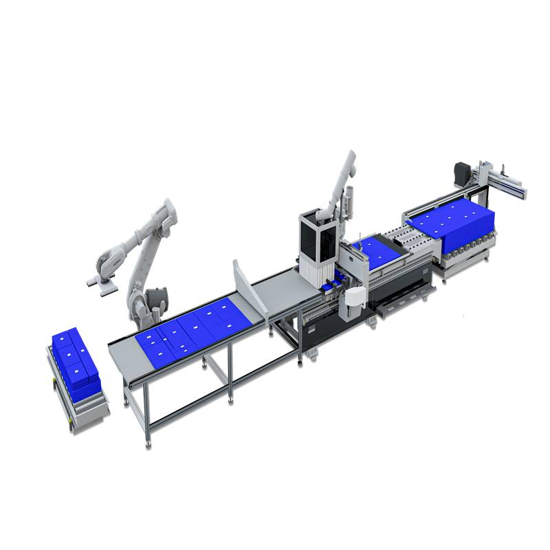 CNC интелигентна единица за гнездење на фабрика за мебел